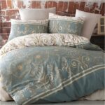 Boreas Home Pamuklu Çarşafı Lastikli Çift Kişilik Nevresim Takımı Saray