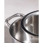 Madame Coco Nova Derin Tencere - Çelik - 18 cm - Görsel 4