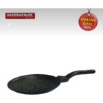 Kahramanlar Helegra Döküm 26 cm Siyah Granit Krep Tavası - Görsel 3