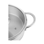 Nehir Sılver Mat Trend 26 cm Sığ Tencere - Görsel 3