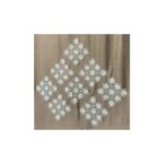 Uretti - Sariye 4648 El Yapımı Tığ Işi Örgü 8'li Dantel Örtü Takımı - 19 x 19 cm - Görsel 2