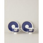 English Home Evelina New Bone China 4 Parça 2 Kişilik Kahve Fincan Takımı 90 ml Lacivert - Görsel 2