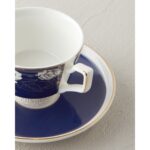 English Home Evelina New Bone China 4 Parça 2 Kişilik Kahve Fincan Takımı 90 ml Lacivert - Görsel 4