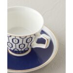 English Home Octavia New Bone China 4 Parça 2 Kişilik Kahve Fincan Takımı 90 ml Lacivert - Görsel 4