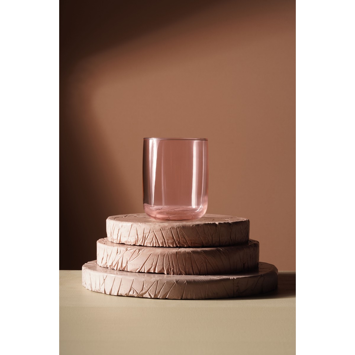 110000823239510.jpg Fhilli Siena 6'lı Su Bardağı Toz Pembe 280CC - Görsel 1