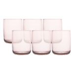 Fhilli Siena  6'lı Su Bardağı Toz Pembe 280CC - Görsel 5