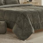 Karaca Home Flufy Çift Kişilik Soft Dream Comfort/Uyku Seti Haki - Görsel 3