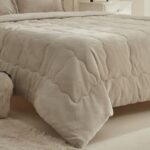 Karaca Home Flufy Çift Kişilik Soft Dream Comfort/Uyku Seti Bej - Görsel 4