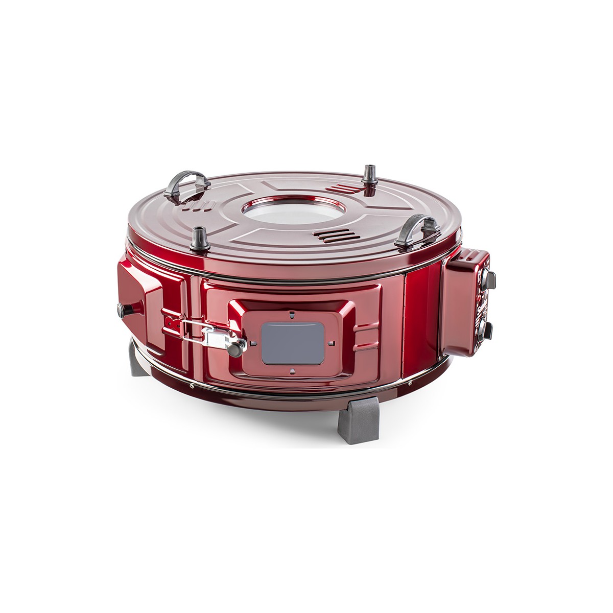 110000824528590.jpg Şamdan Lüx 42 Lt Termostatlı Yuvarlak Döner Fırın – Emaye Hazne, Turbo Pişirme, Kompakt ve Dayanıklı Tasarım - Görsel 1