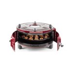 Şamdan Lüx 42 Lt Termostatlı Yuvarlak Döner Fırın – Emaye Hazne, Turbo Pişirme, Kompakt ve Dayanıklı Tasarım - Görsel 4