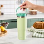 Karaca Star Ice Çelik Sızdırmaz Termos Mint 860 ml - Görsel 4