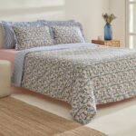 Karaca Home Punava  Pamuk Çift Kişilik Nevresim Takımı Lacivert - Görsel 3