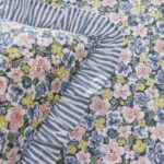 Karaca Home Punava  Pamuk Çift Kişilik Nevresim Takımı Lacivert - Görsel 4