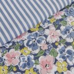 Karaca Home Punava  Pamuk Çift Kişilik Nevresim Takımı Lacivert - Görsel 5