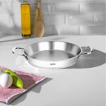 Nehir Paslanmaz Çelik Sahan Seti - 3 Lü Yumurta Sahanı Tavası 16-18-20 cm 3 Boy - Görsel 2