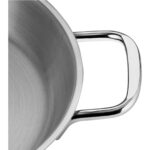 Nehir Paslanmaz Çelik Sahan Seti - 3 Lü Yumurta Sahanı Tavası 16-18-20 cm 3 Boy - Görsel 4