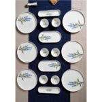 Heda Porselen Lavanta 16 Parça 6 Kişilik Porselen Kahvaltı Takımı