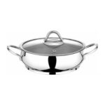 Remetta Serena Basık Çelik Tencere 24 cm