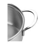 Nehir Silver 6 Parça Paslanmaz Çelik Mini Tencere Seti (12-14-16 Cm) - Görsel 5