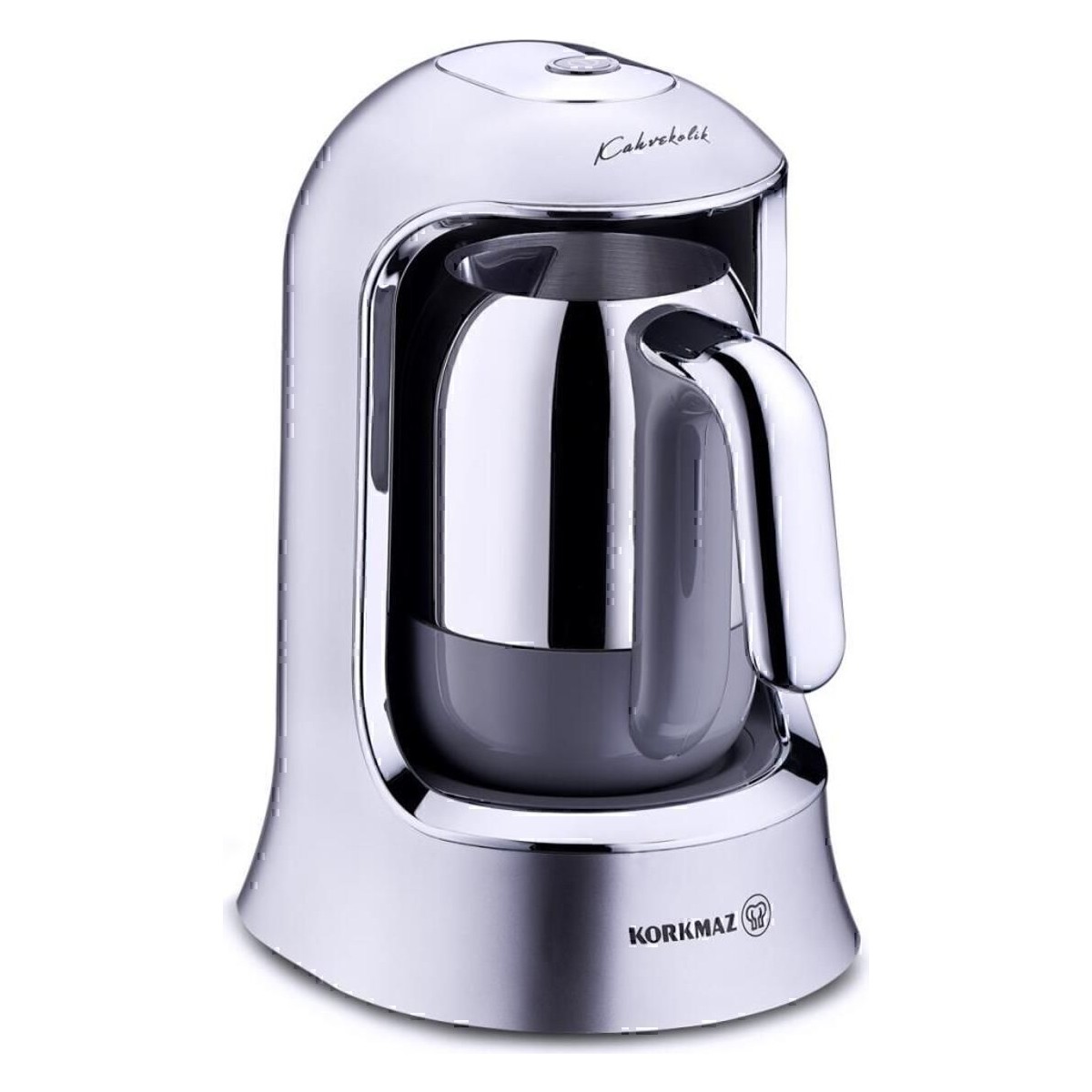 110000830336859.jpg Korkmaz Kahvekolik Otomatik Kahve Makinesi Inox - Görsel 1