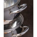 Madame Coco Vera 8 Parça Tencere Seti - Çelik - Görsel 3