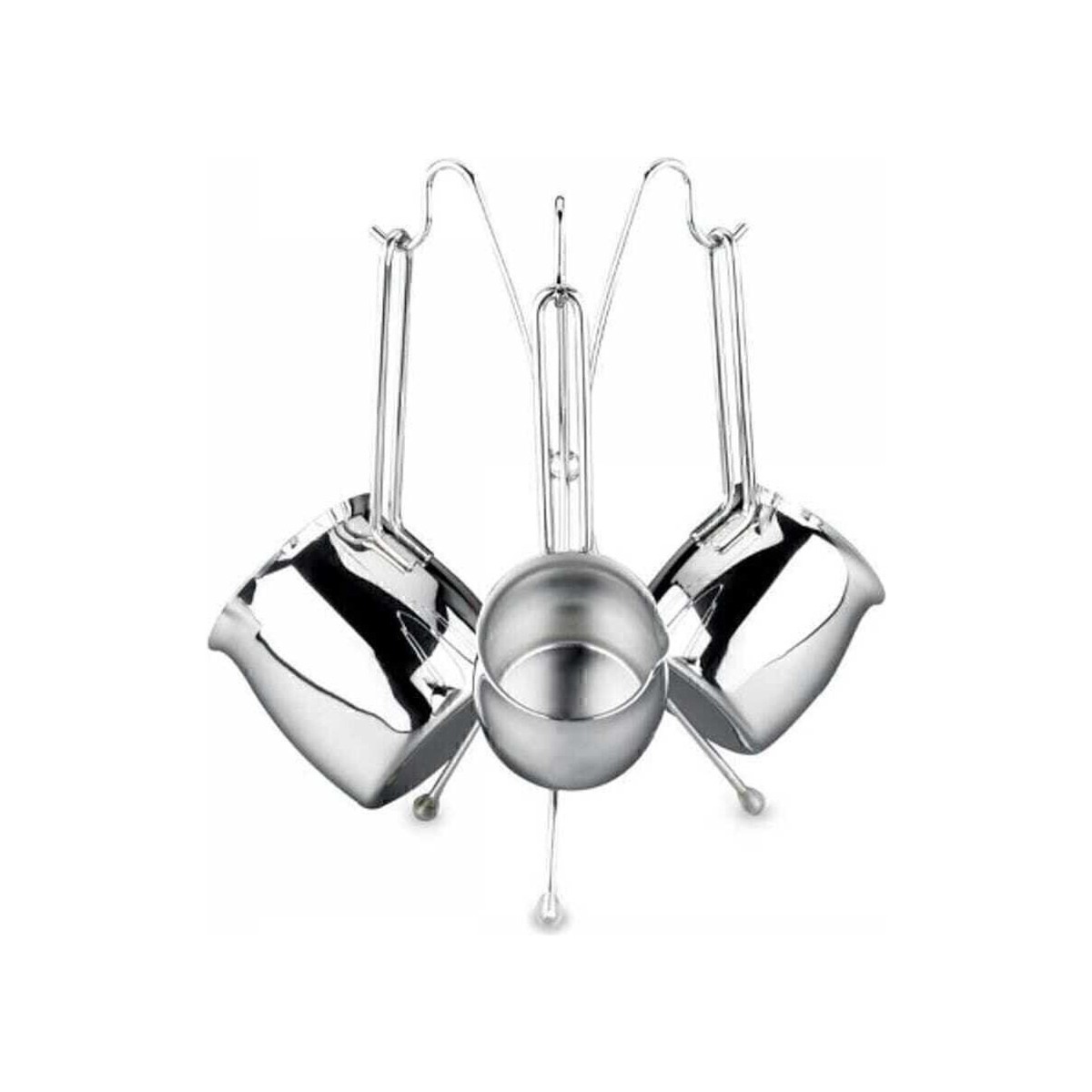 110000830433208.jpg KORKMAZ A1217 Tombik Cezve Seti - Cezve Takımı - Görsel 1