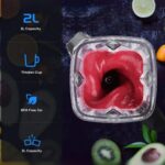 Vosco Home Pro Blender 1600W 2l Kırmızı - Görsel 4