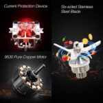 Vosco Home Pro Blender 1600W 2l Kırmızı - Görsel 5