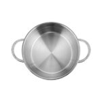 Nehir Silver Mat Trend Çelik Tencere Seti 8 Parça Tencere Sahan Seti Takımı - Görsel 5