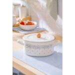 Acar Feel Good 20 cm Emaye Kaplama Basık Çelik Tencere – İndüksiyon ve Fırında Kullanıma Uygun Dayanıklı Tasarım