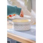 Acar Feel Good 20 cm Emaye Kaplama Basık Çelik Tencere – İndüksiyon ve Fırında Kullanıma Uygun Dayanıklı Tasarım - Görsel 3