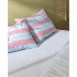 Madame Coco Marc Çift Kişilik Pamuklu Baskılı Nevresim Takımı - Mavi/kırmızı - Görsel 4