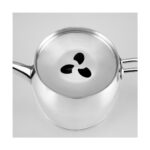 Nehir Florina Maxi Büyük Boy Paslanmaz Çelik 1.15-2.25 Lt. Çaydanlık Takımı - Görsel 2