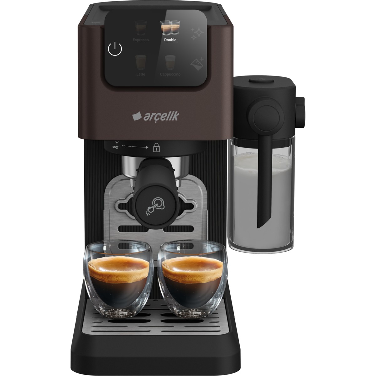 110000841278559.jpg Arçelik Em 6450 Kapsüllü Yarı Otomatik Espresso Makinesi - Görsel 1