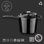 Lava Döküm Yuvarlak Sos Tenceresi. Döküm Demir Yekpare Saplı Trendy Serisi Çap(Ø18 Cm. - Görsel 3