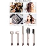 Sinbo Pro Airwrap Compact Uzun Multi-Styler Hava Üfleme 5in1 Saç Şekillendirici Bldc Motor SHD-1729 Şampanya - Görsel 4