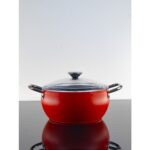 Bonera Pro-Plus 28 cm Kırmızı Derin Tencere