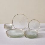 Karaca Duomo 18 Parça 6 Kişilik Altın Renk Opal Cam Yemek Takımı – Şık, Dayanıklı ve Zarif Sunumlar İçin