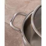 Madame Coco Vera Kısa Tencere - Çelik - 28 cm - Görsel 4