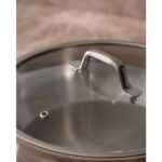 Madame Coco Vera Kısa Tencere - Çelik - 28 cm - Görsel 5