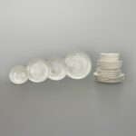 Güral Porselen Roden 24 Parça Yemek Takımı - Bej / Gri - Görsel 2