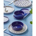 English Home Cosmos Seramik Kahvaltı Takımı 14 Parça 6 Kişilik Lacivert - Görsel 2
