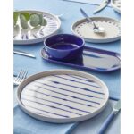 English Home Cosmos Seramik Kahvaltı Takımı 14 Parça 6 Kişilik Lacivert - Görsel 3