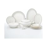 Maxx Doria Palace Silver Paisley 12 Kişilik 72 Parça Yemek Takımı - Görsel 5