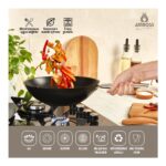 Amboss Storm 28 cm Titanyum Kaplama Yapışmaz Wok Tavası