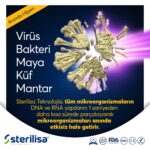 Sterilisa Hava Dezenfeksiyon Cihazı (%99.999 Virüs Küf, Maya, Mantarı Anında Temizler. Hayvan Tüyü, Polen Ve Aerosolleri Temziler Ve Kötü Kokuları Giderir.) - Görsel 3