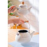 Acar Emaye Çaydanlık Seti - Dayanıklı Isı Tutucu Tasarım, 0,5 Litre - Görsel 5