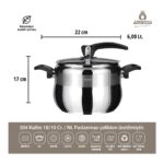 Amboss Ambos Amber 6 Lt Düdüklü Tencere - AMB 4509 - Görsel 2