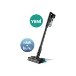 Philips Phılıps XC7053/01 7000 Serisi Aqua 25.2 V Kablosuz Dik Süpürge, PowerCyclone 12, TriActive Akıllı Başlık, 80 dk'ya Kadar Şarj, 3 Aşamalı Filtreleme, - Görsel 2