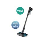 Philips XC8053/01 8000 Serisi Aqua Plus Kablosuz Dik Süpürge, 80 dk'ya Kadar Çalışma Süresi, PrecisionPower Başlık, Aqua Plus Başlık, - Görsel 2